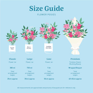Red Romance Flower Jars