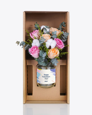 Cloud Nine Flower Jar (Valentine)