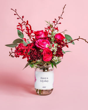 Velvet Crush Flower Jar
