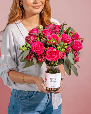 Jar of Hearts Flower Jar 3
