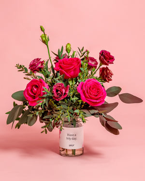 Jar of Hearts Flower Jar 6