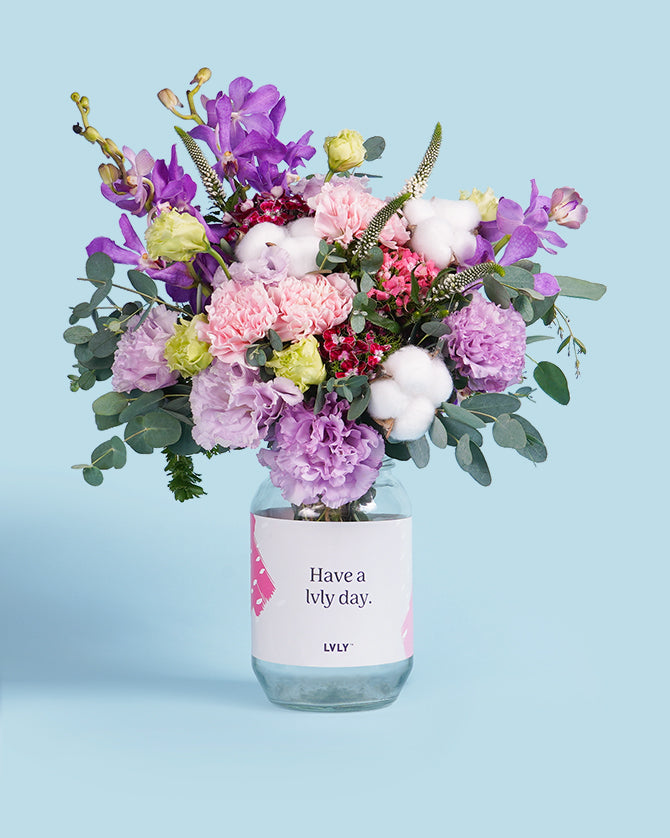 Purple Punch Flower Jars