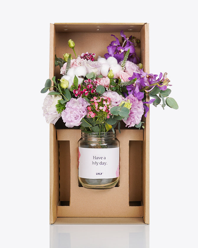 Purple Punch Flower Jars