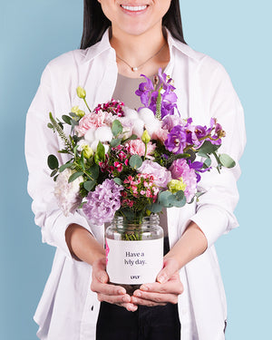 Purple Punch Flower Jars