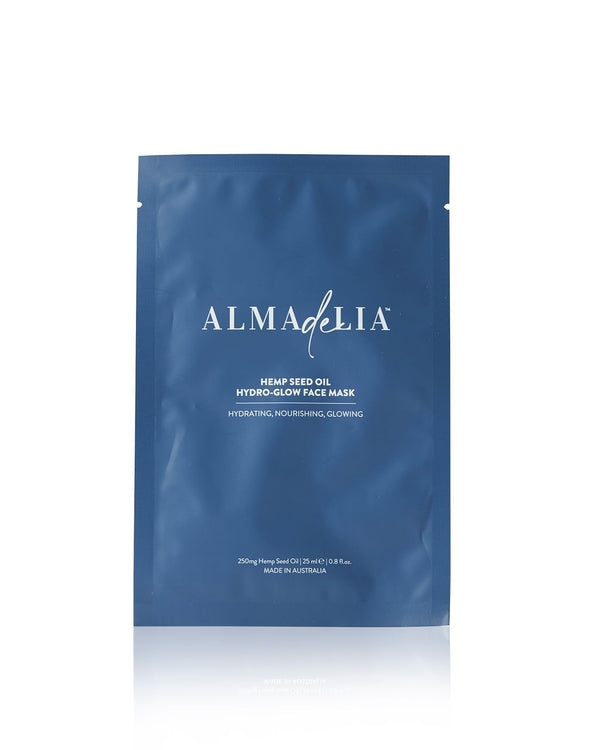 ALMAdeLIA Hemp Seed Oil Hydro-Glow Face Mask (single sachet, 250mg)