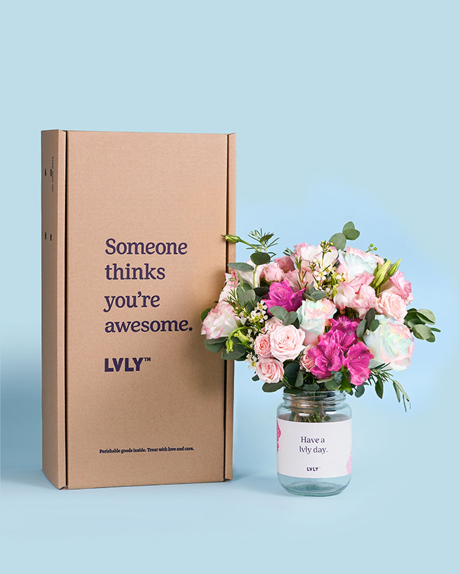 Rosy Posy Flower Jar 1