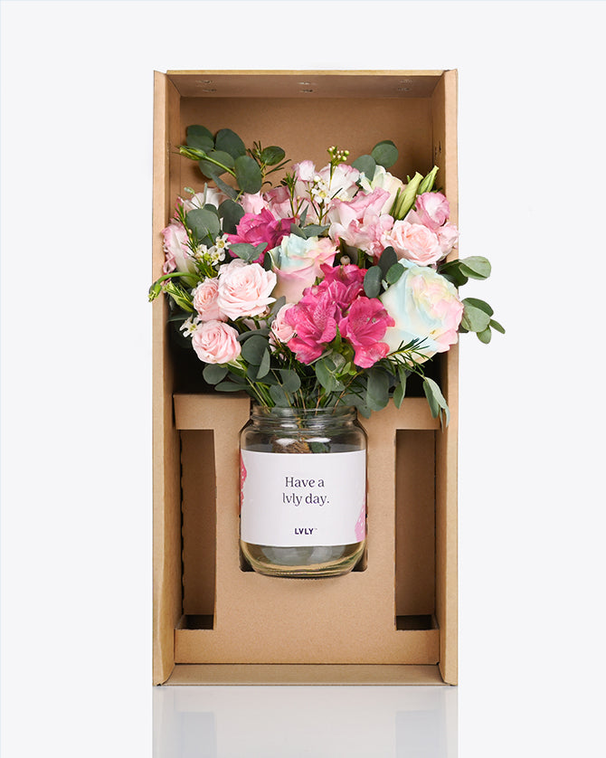 Rosy Posy Flower Jar 6
