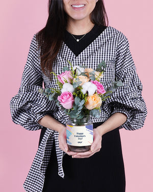 Cloud Nine Flower Jar (Valentine)