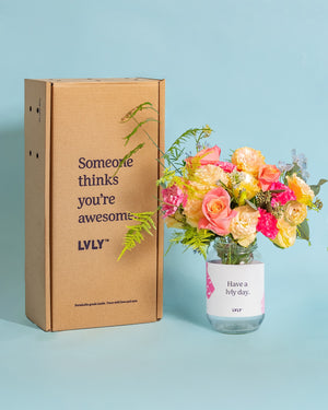 Hello, Beautiful Flower Jar