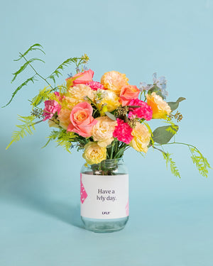 Hello, Beautiful Flower Jar