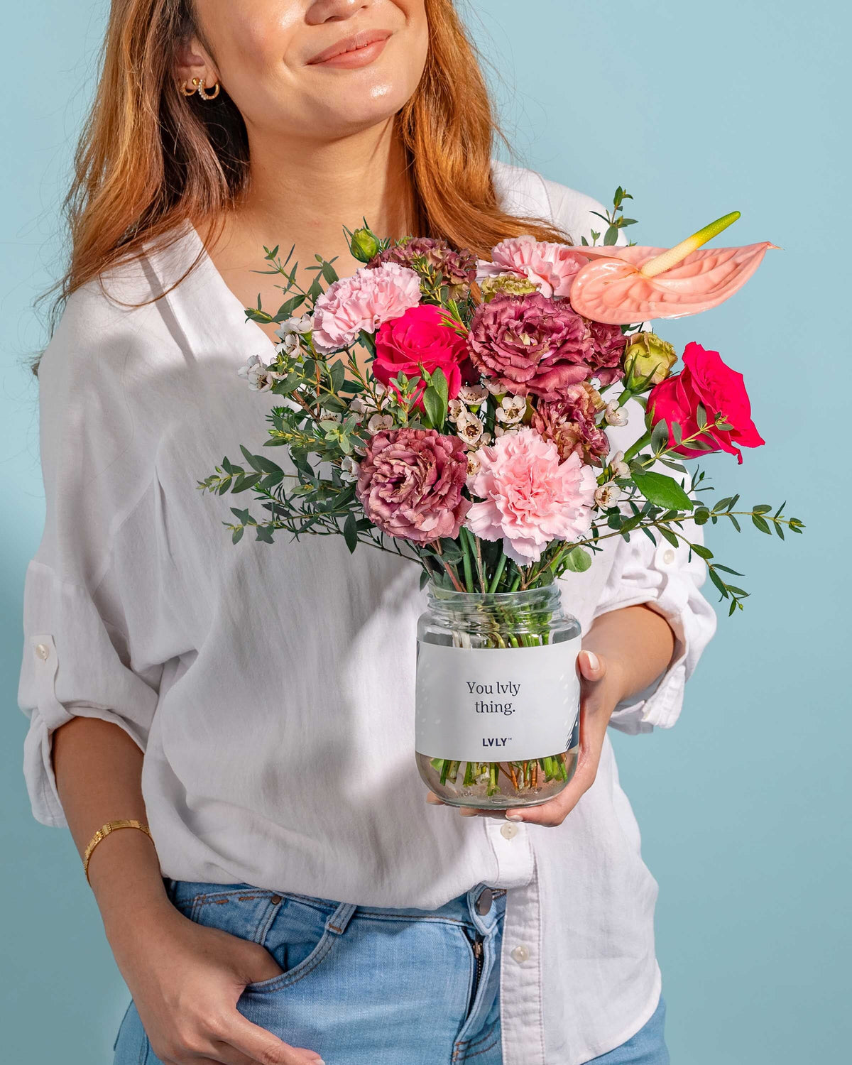 Just For You Flower Jar