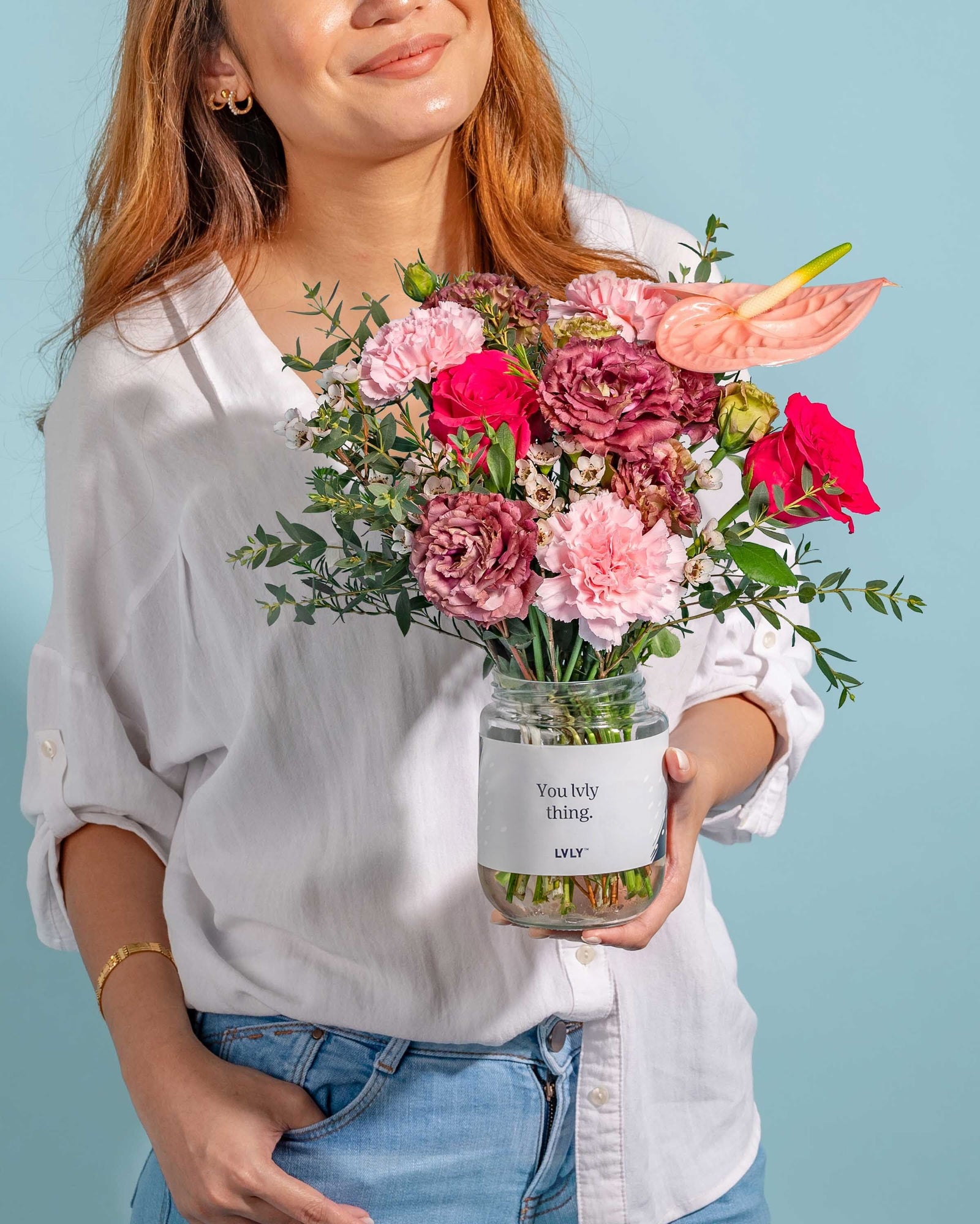 Just For You Flower Jar