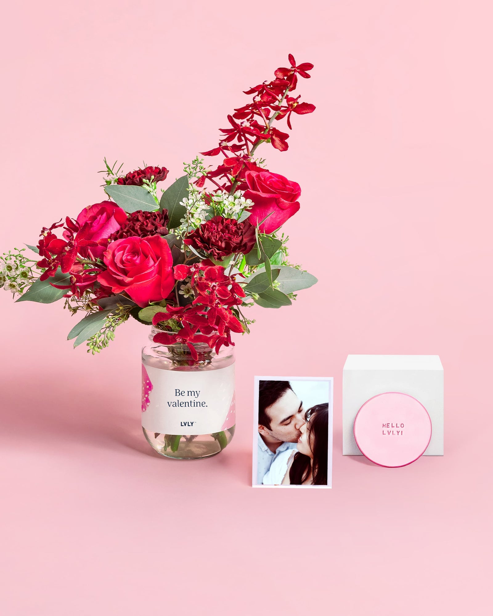 Be My Valentine + Personalized Picture & Cookie