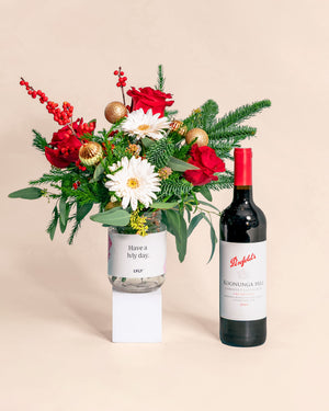 Merry Mistletoe + Wine