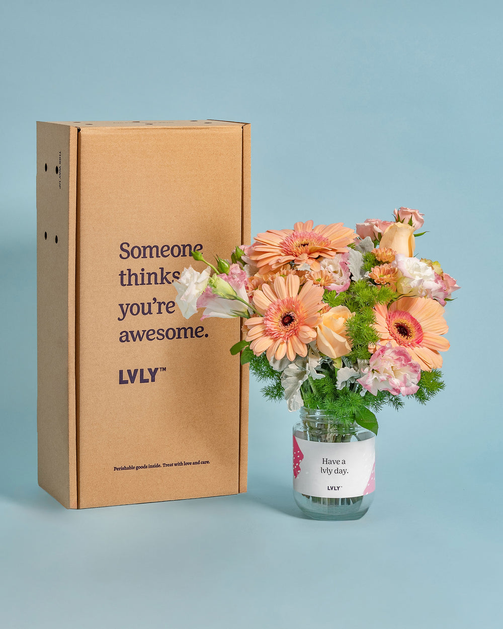 Blushing Beauty Flower Jar 1