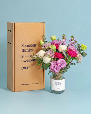 Love  Always Flower Jar