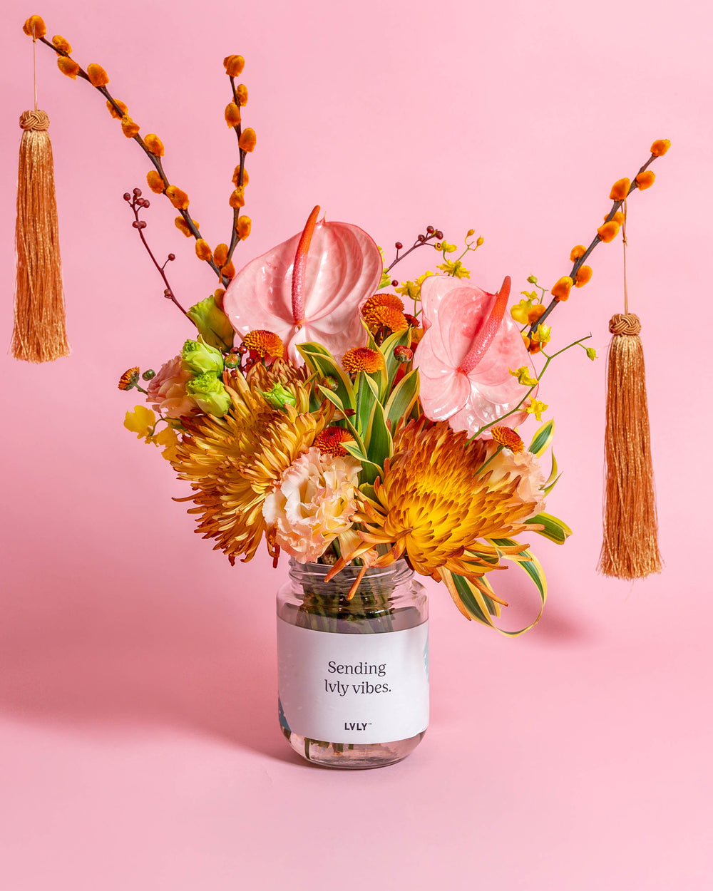 Luck be a Blossom Flower Jar 2