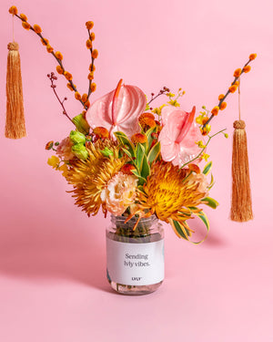 Luck be a Blossom Flower Jar