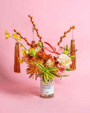 Luck be a Blossom Flower Jar 3