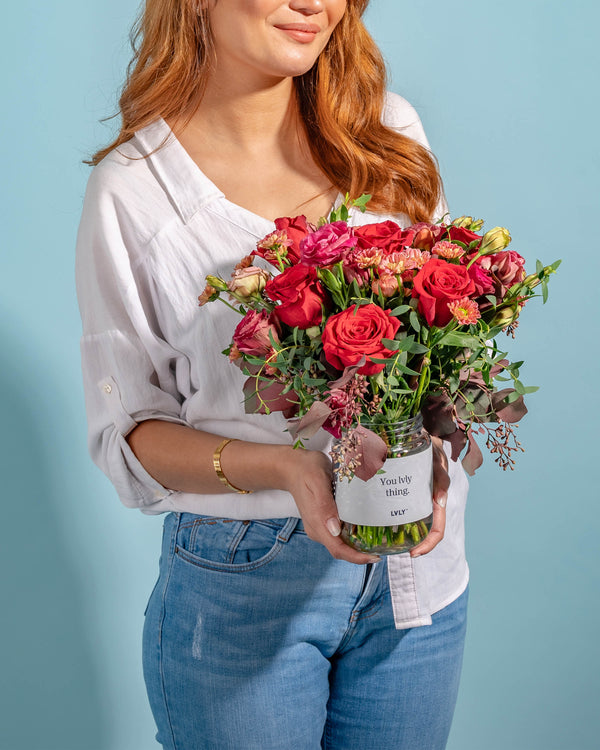 Only You Flower Jar