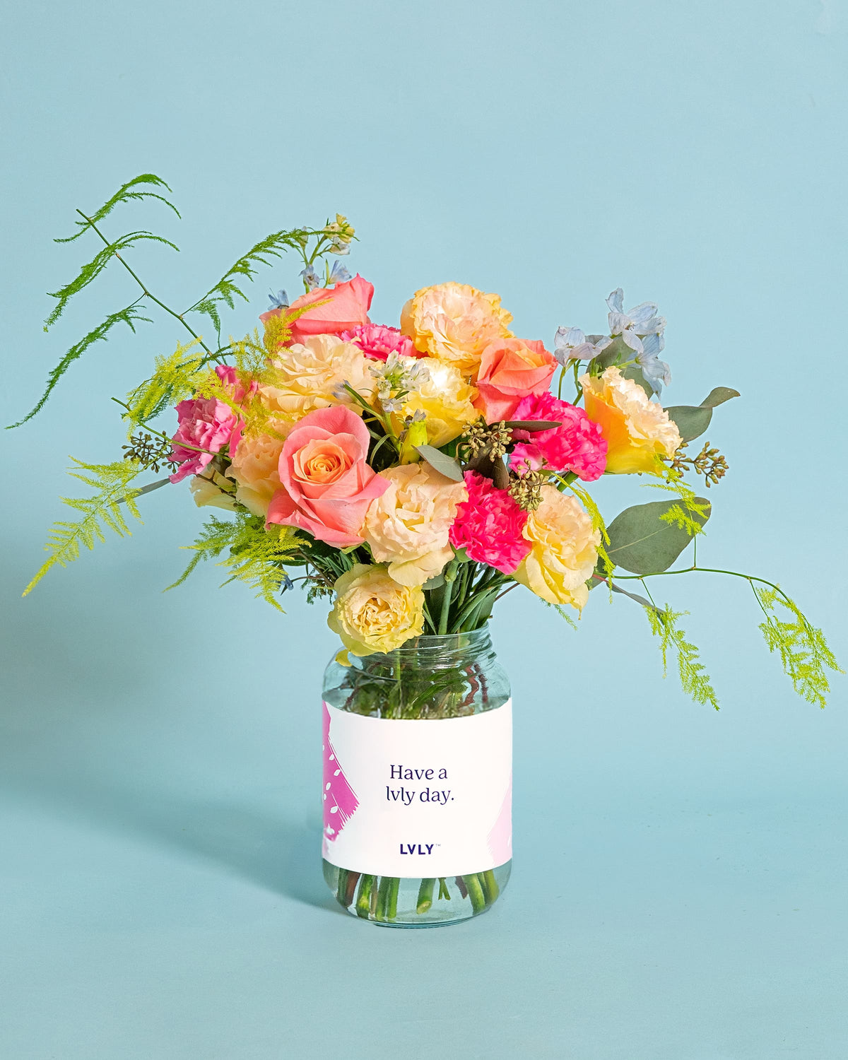 Mum's the Word Flower Jar